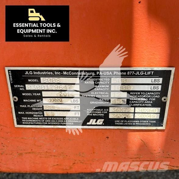 JLG 800S Teleskooppipuominostimet