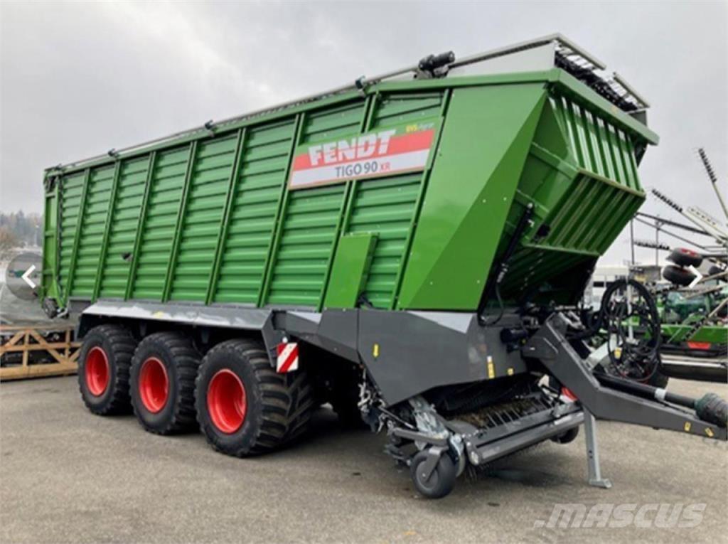 Fendt Tigo XR90 Keräävät noukinvaunut ja silppurivaunut