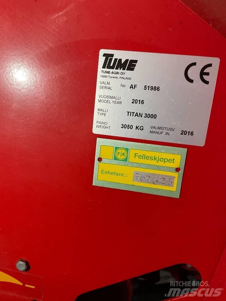 Tume Titan3000 Kylvölannoittimet