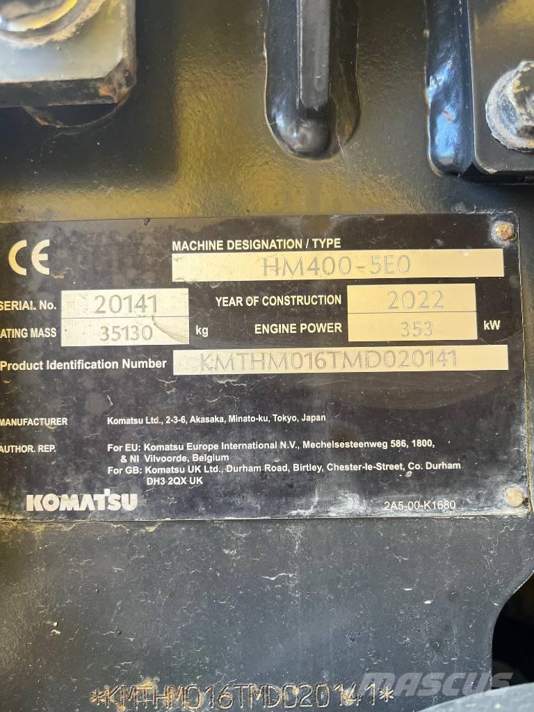 Komatsu HM400-5E0 Dumpperit