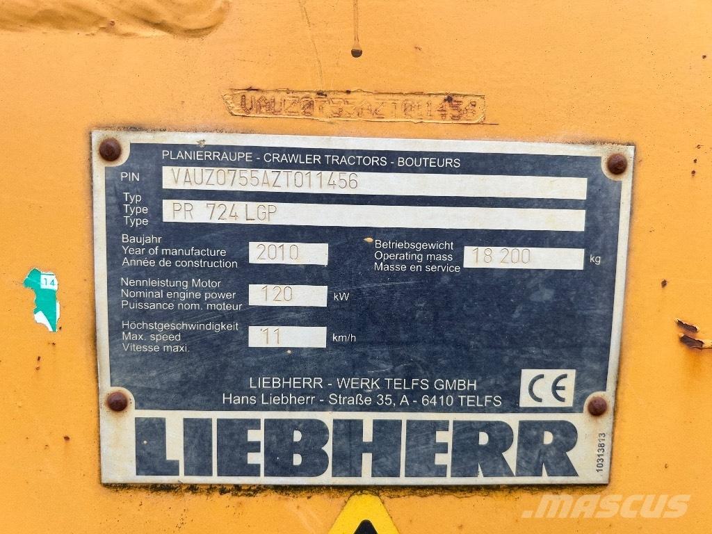 Liebherr PR 724 LGP Telaketjupuskutraktorit