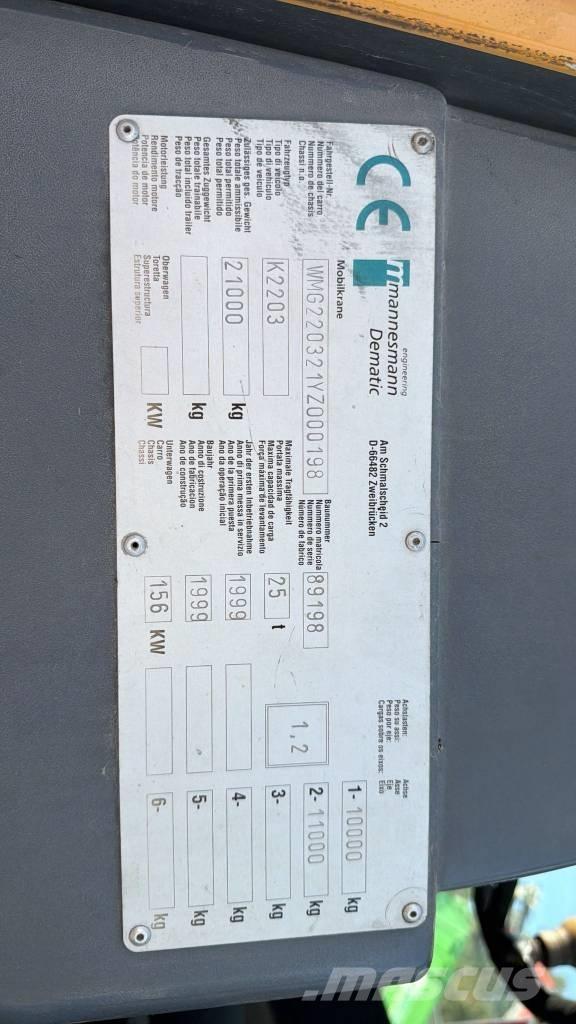 GRUA DEMAG 25T RT-nosturit