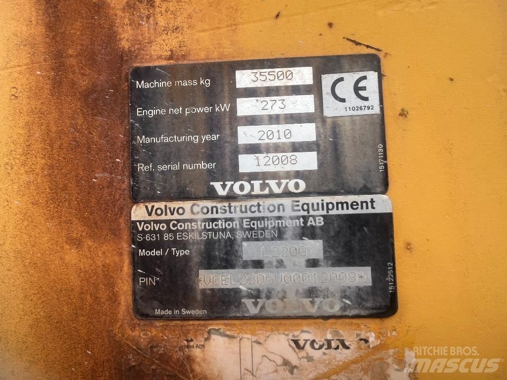 Volvo L 220 G Pyöräkuormaajat