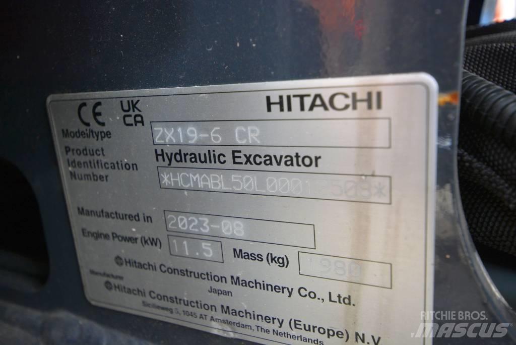 Hitachi ZX 19-6 Minikaivukoneet < 7t