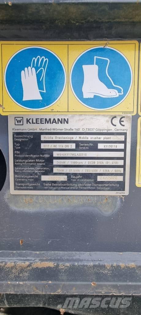 Kleemann MC110i Evo2 Murskaimet