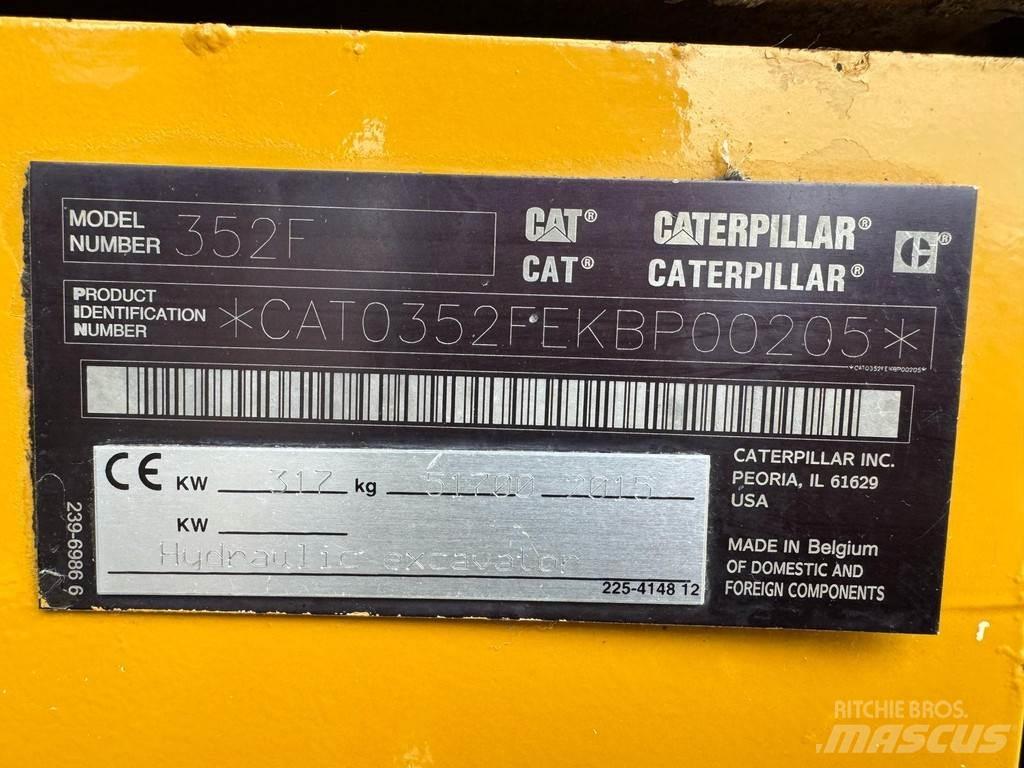 CAT 352F Telakaivukoneet