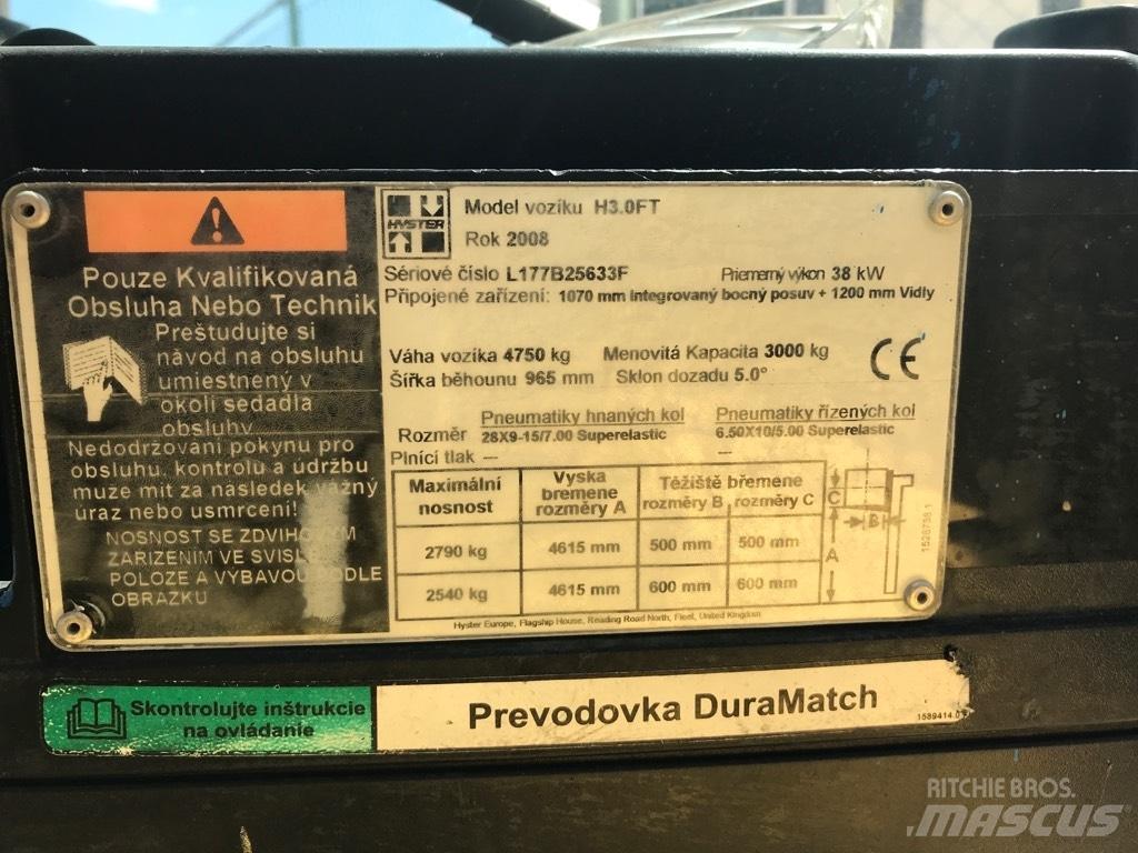 Hyster H 3.00 FT Nestekaasutrukit