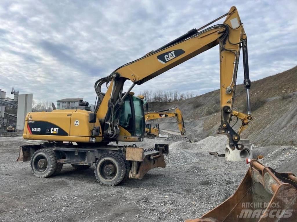 CAT M318D Pyöräkaivukoneet