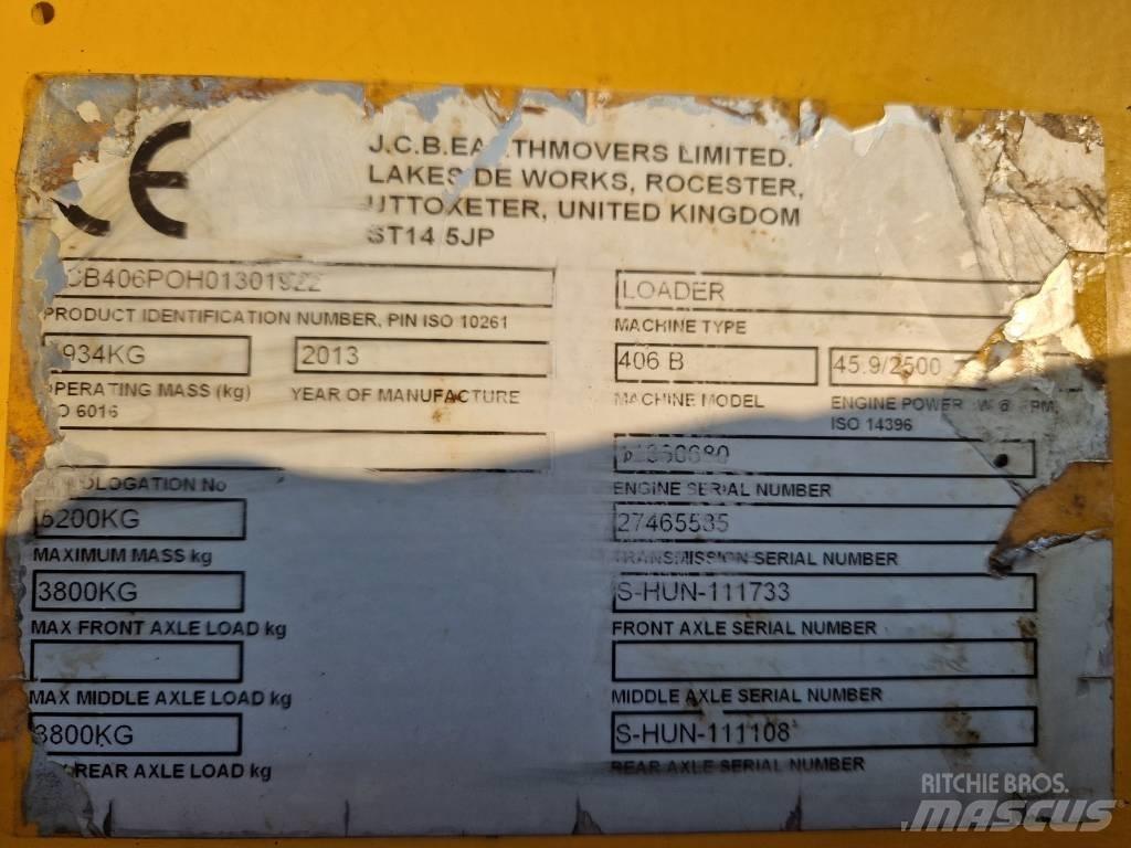 JCB 406 B Pyöräkuormaajat