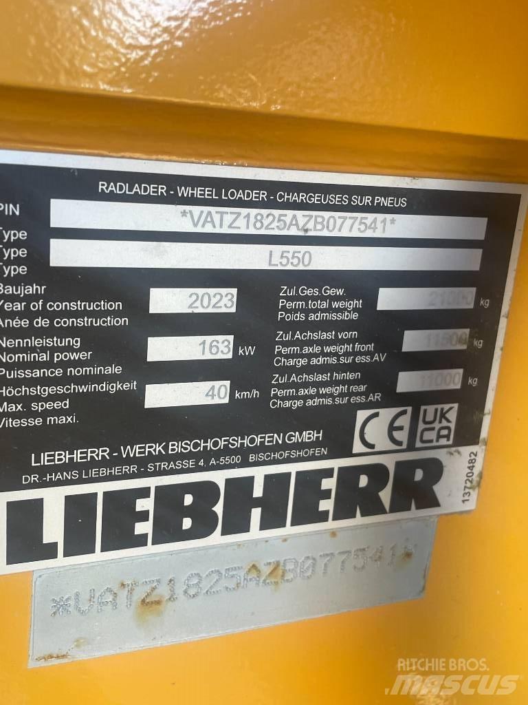 Liebherr L550XPower Pyöräkuormaajat