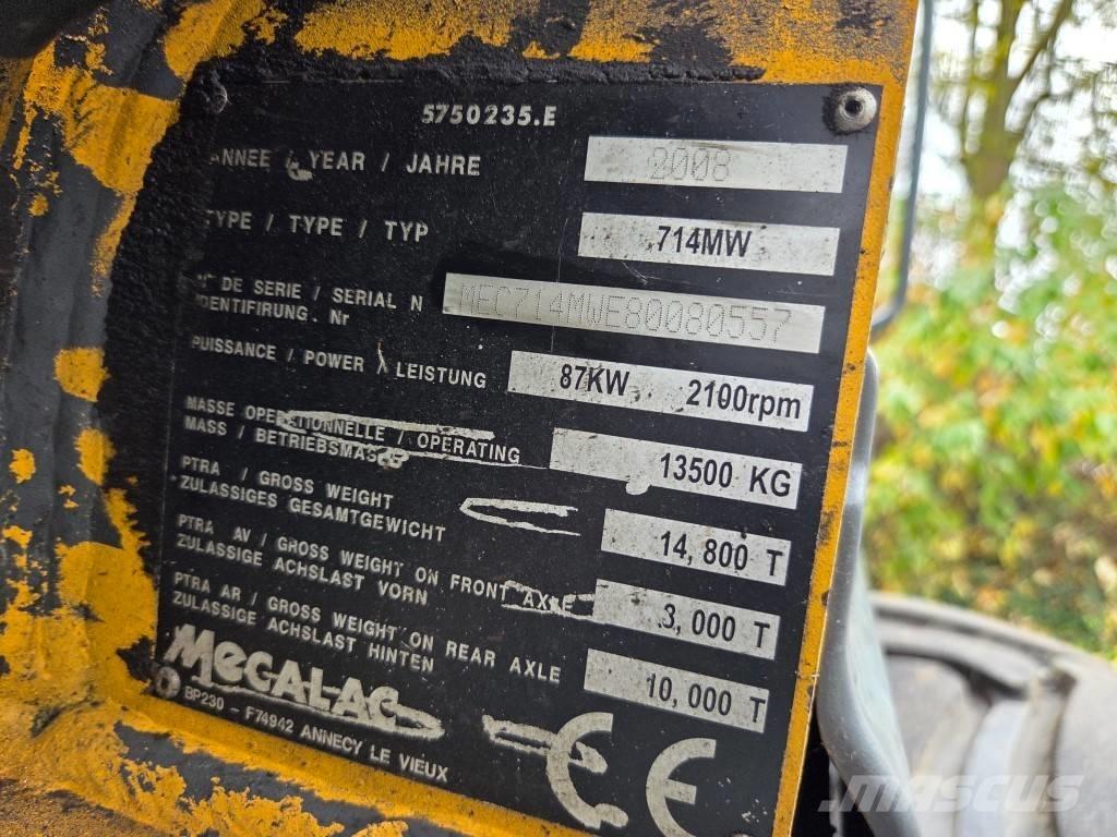 Mecalac 714 MW Pyöräkaivukoneet