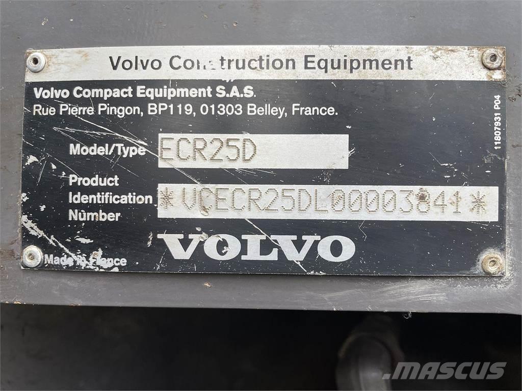 Volvo ECR25 Pyöräkaivukoneet