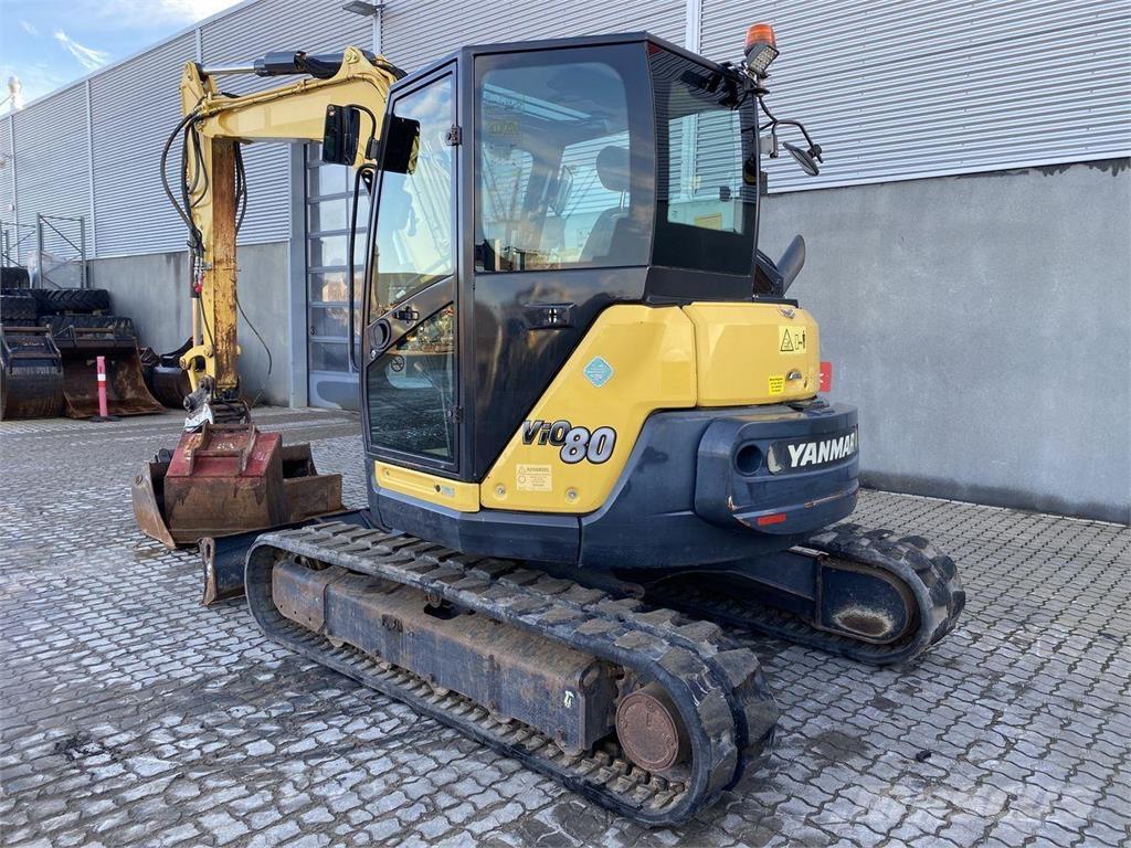 Yanmar VIO80-1A Pyöräkaivukoneet
