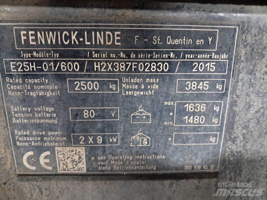 Linde E25H-01/600 Sähkötrukit