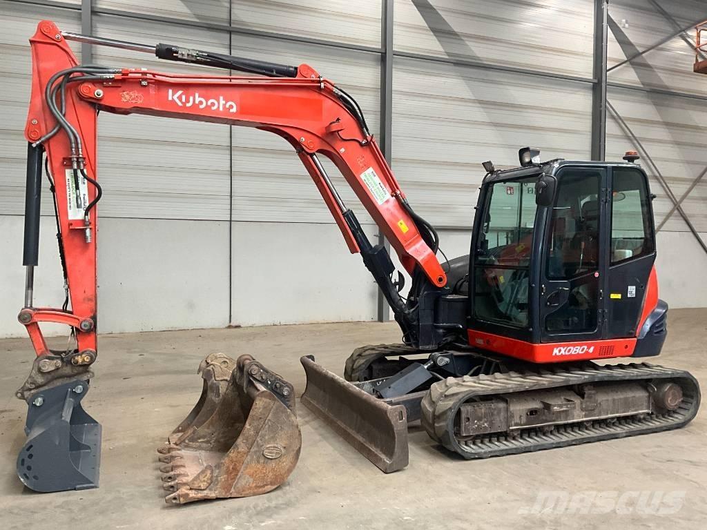 Kubota KX 080-4 Midikaivukoneet 7t - 12t