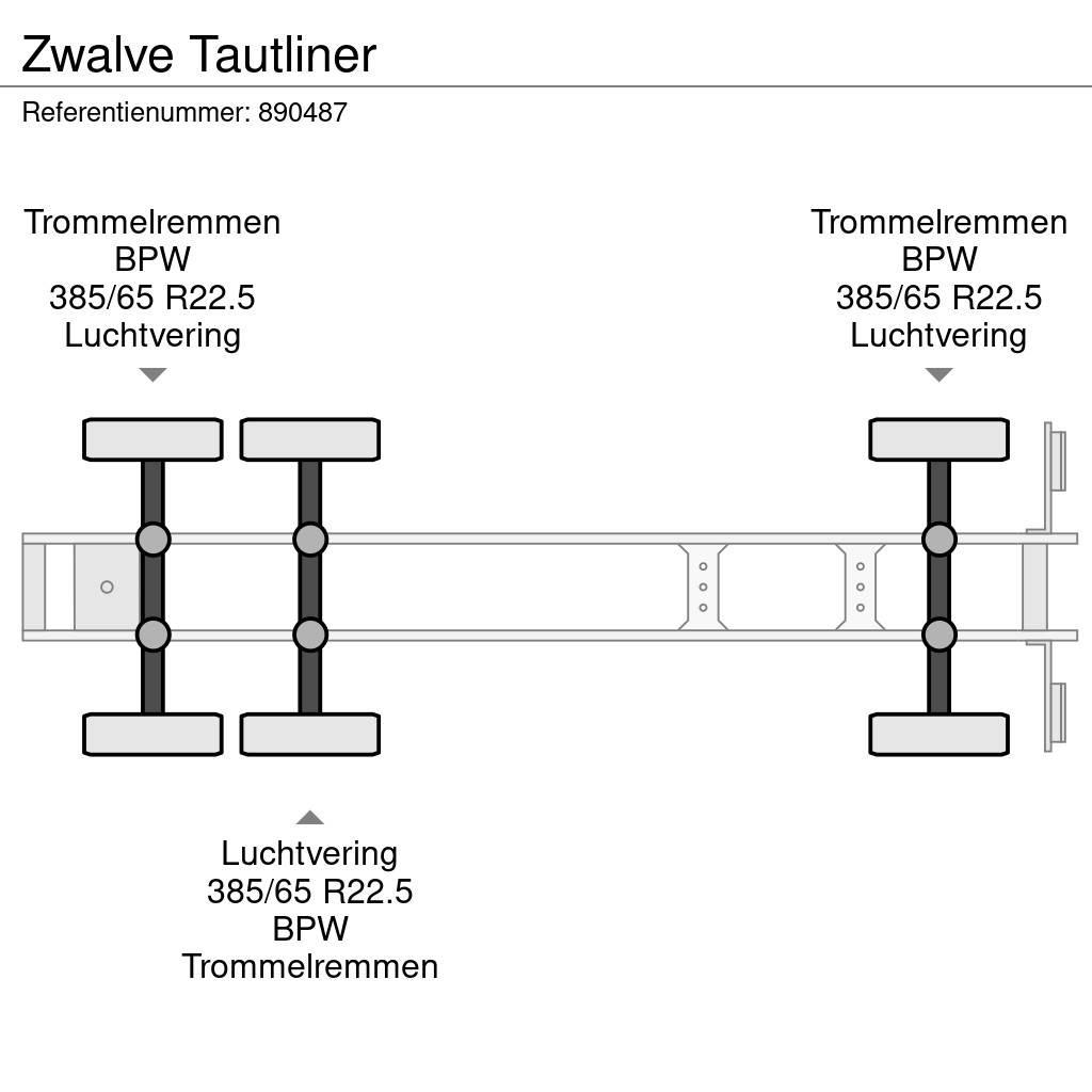 Zwalve Tautliner Pressukapellipuoliperävaunut