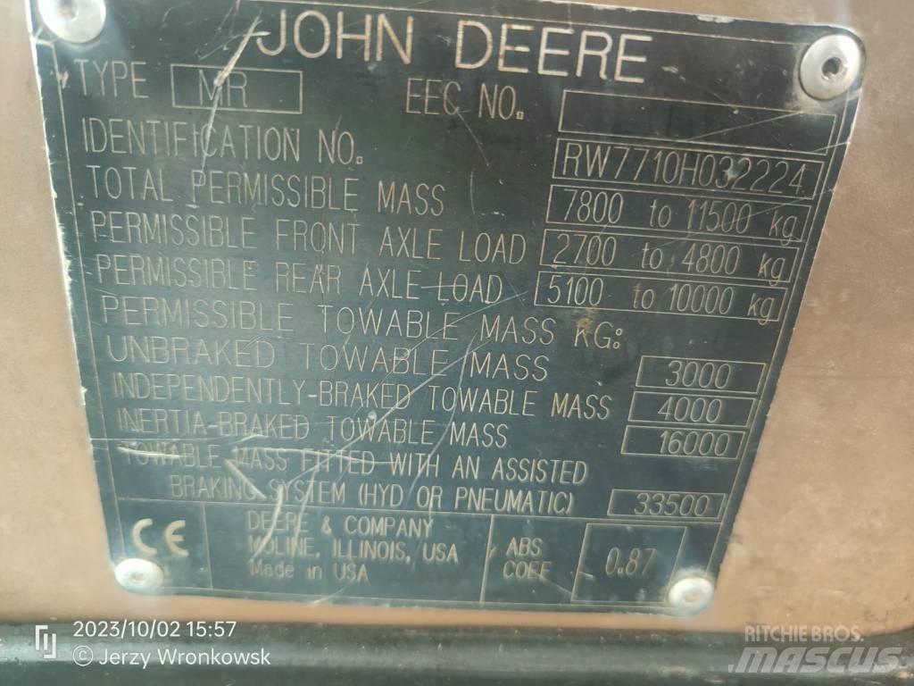 John Deere 7710 Traktorit