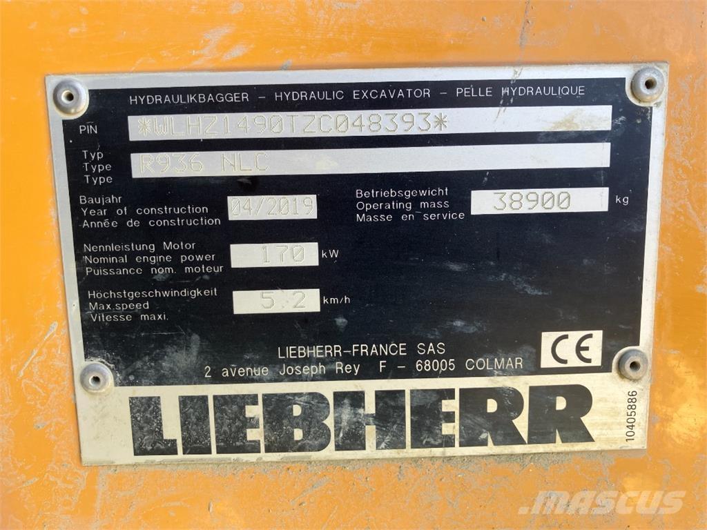 Liebherr R936 Telakaivukoneet