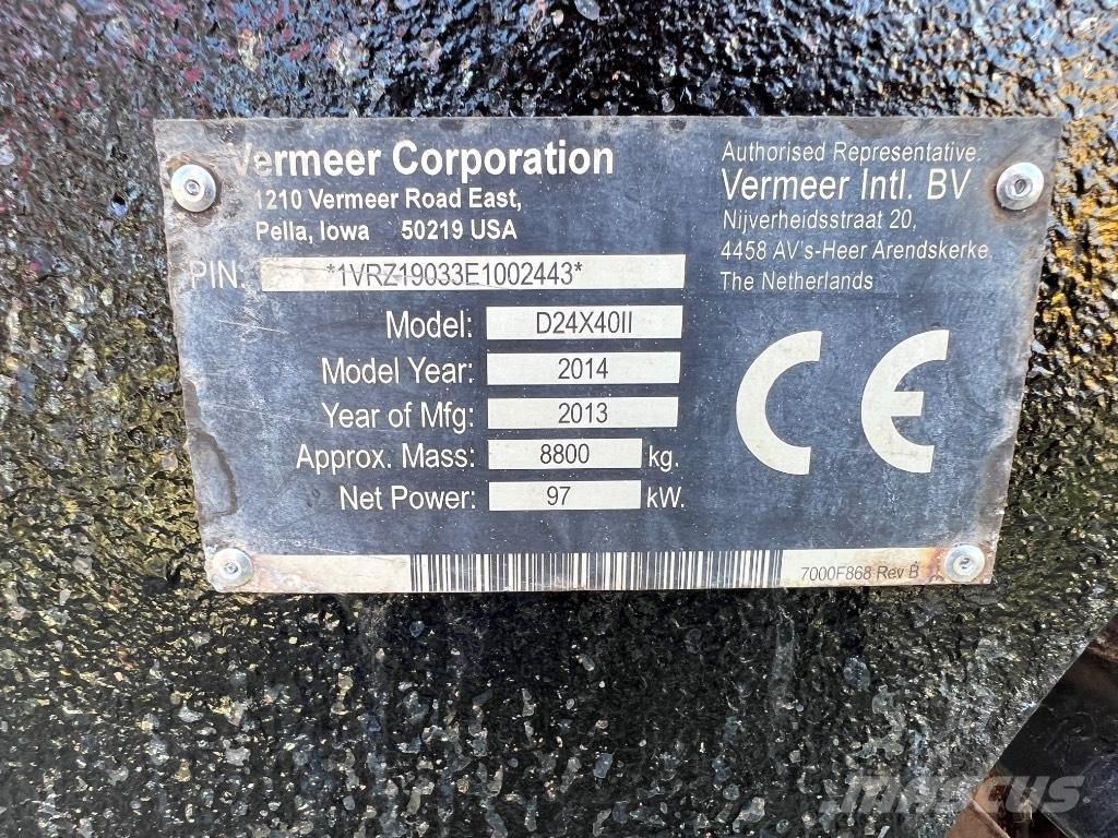 Vermeer D24X40II Vaakaporauslaitteet