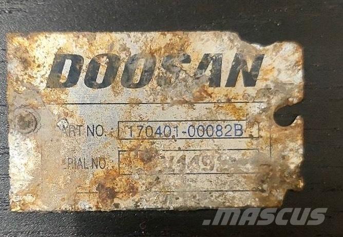 Doosan Final drive Alusta ja jousitus