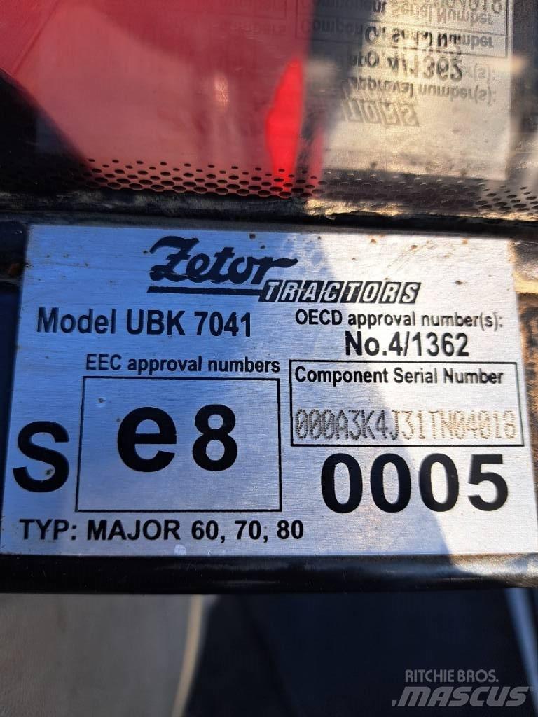 Zetor MAJOR 80 Traktorit
