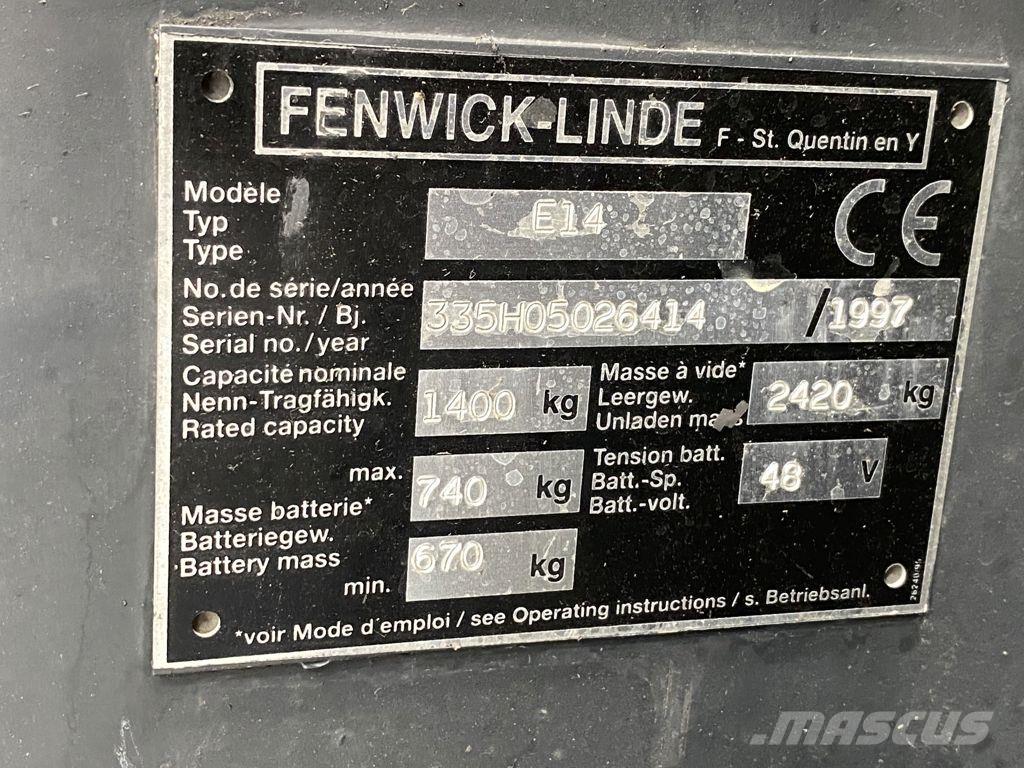 Linde E14 Sähkötrukit