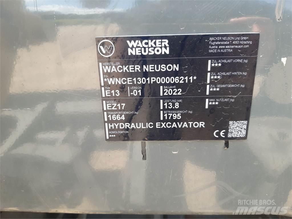 Wacker Neuson EZ17 Telakaivukoneet