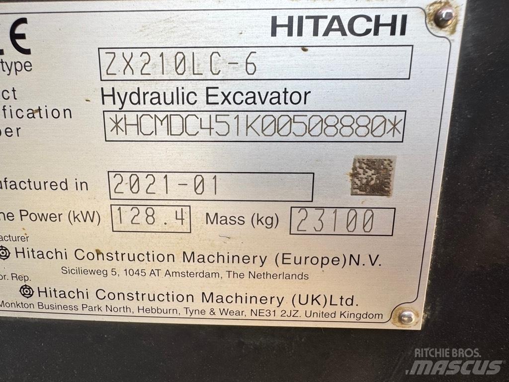 Hitachi ZX 210 LC-6 Telakaivukoneet