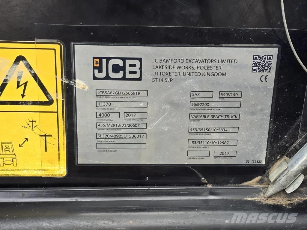 JCB 540-140 Kurottajat