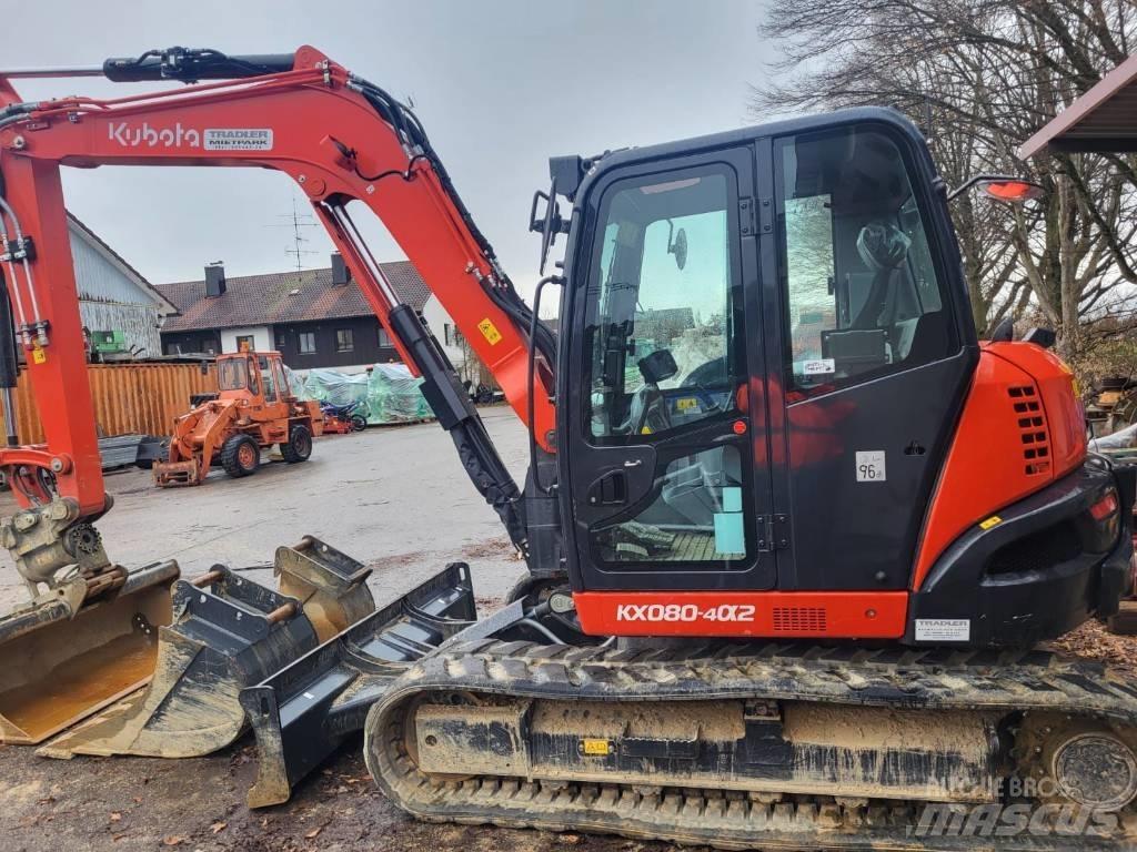 Kubota KX 080-4 Minikaivukoneet < 7t