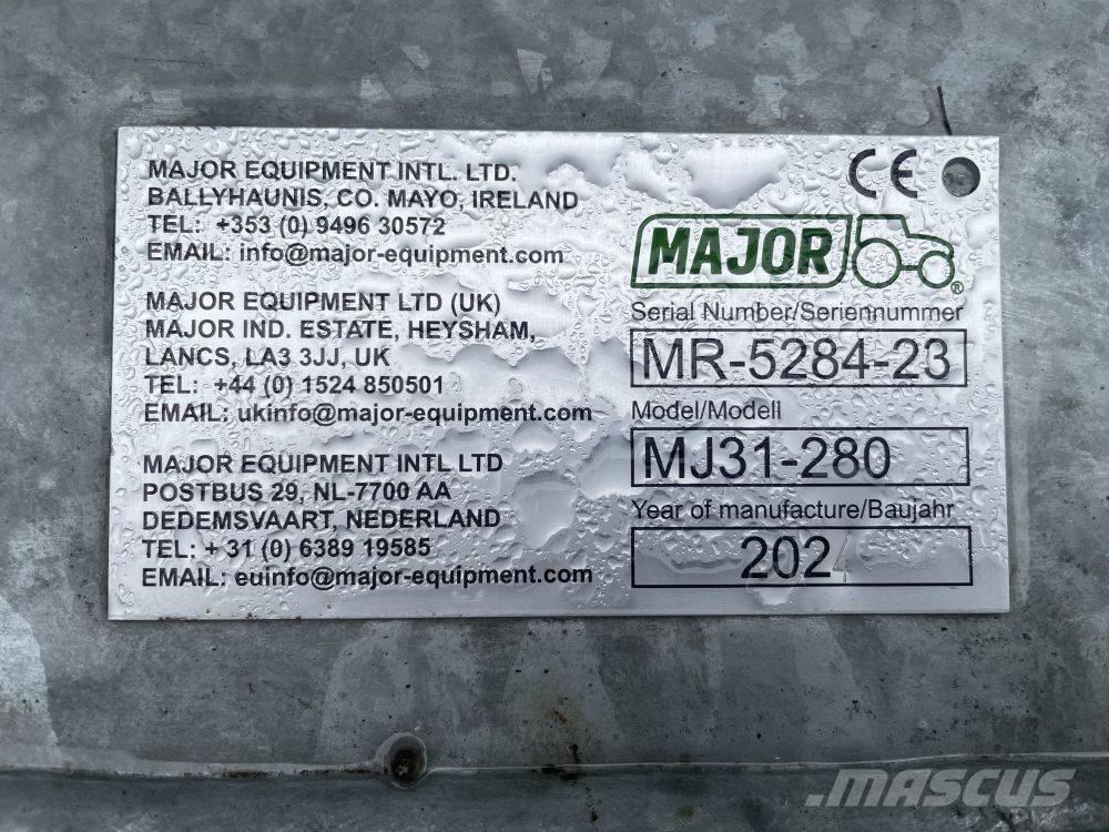 Major MJ 30 280 Kesantoleikkurit ja -murskaimet