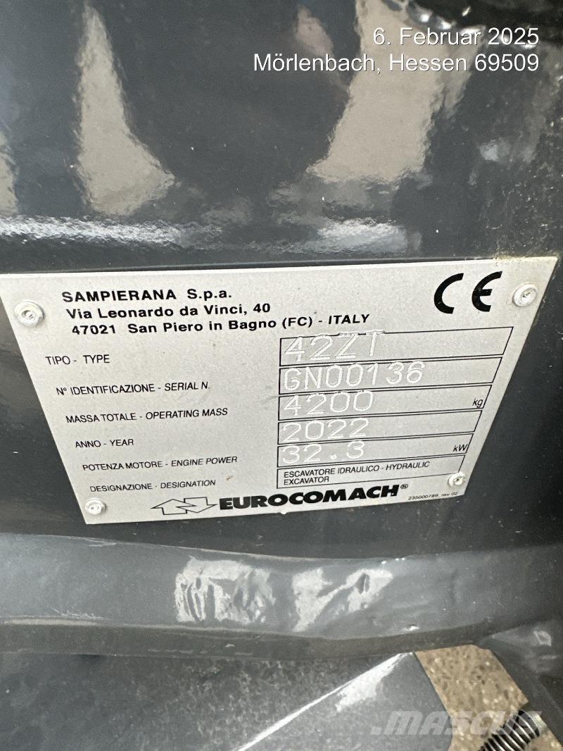 Eurocomach 42ZT Minikaivukoneet < 7t
