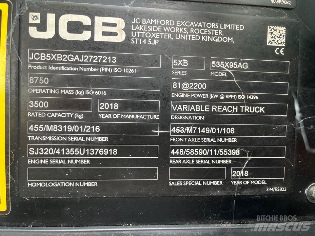 JCB 535-95 Agri Maatalouskurottajat