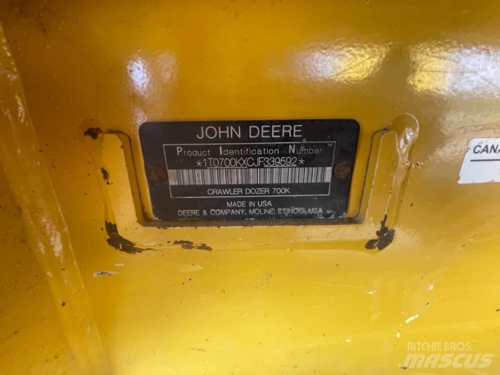 DEERE 700K LGP Telaketjupuskutraktorit