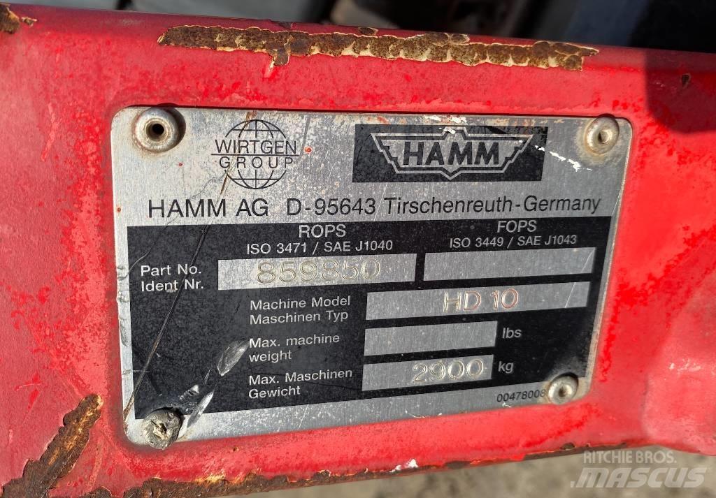 Hamm HD 10 Tandemjyrät
