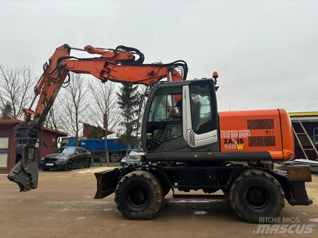 Hitachi ZX 140 W-3 Pyöräkaivukoneet