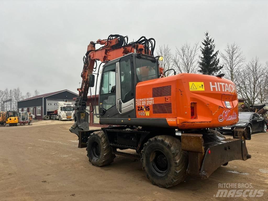 Hitachi ZX 140 W-3 Pyöräkaivukoneet