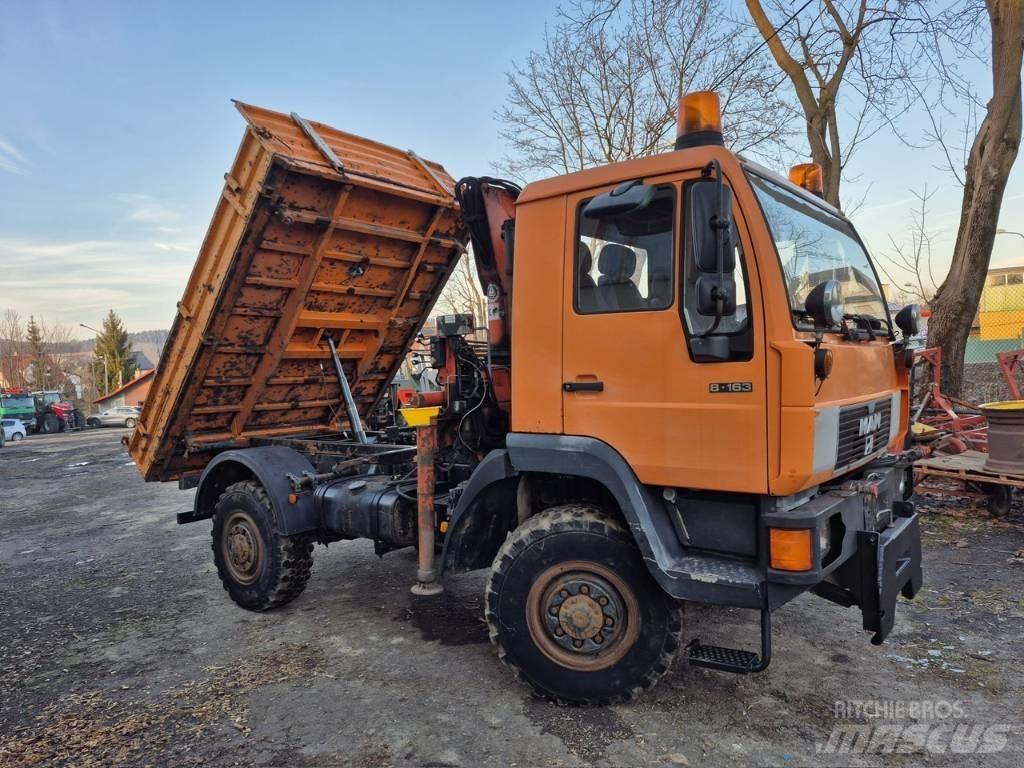 MAN 8 163 Wywrotka Sora- ja kippiautot