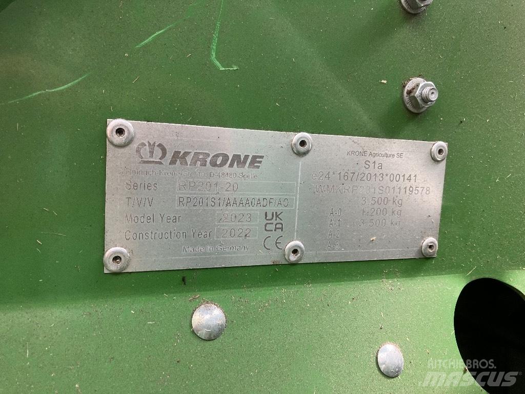 Krone Varipack v190 Pyöröpaalaimet