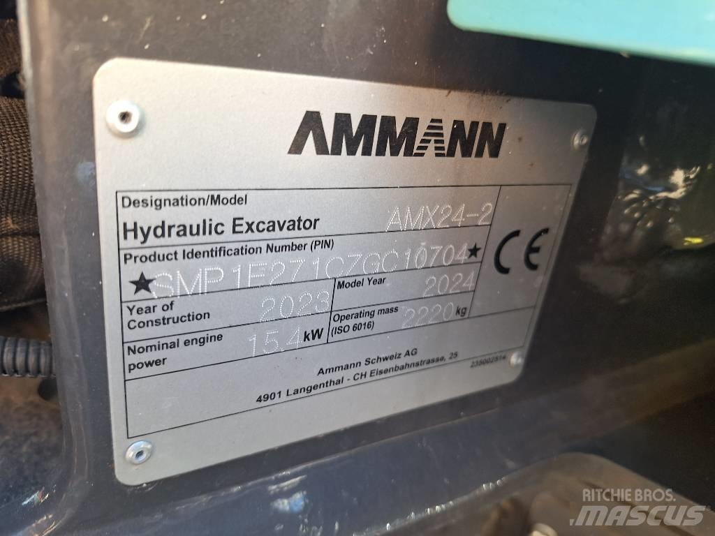 Ammann AMX24-2 Minikaivukoneet < 7t