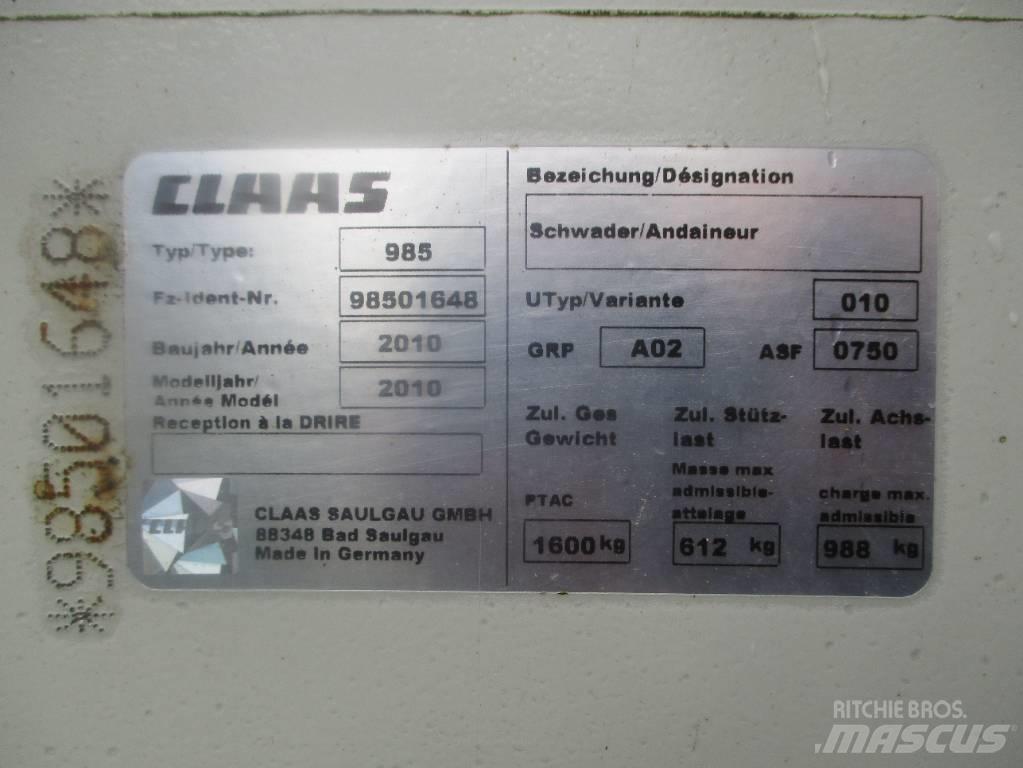 CLAAS Liner 2600 Pöyhimet ja haravat