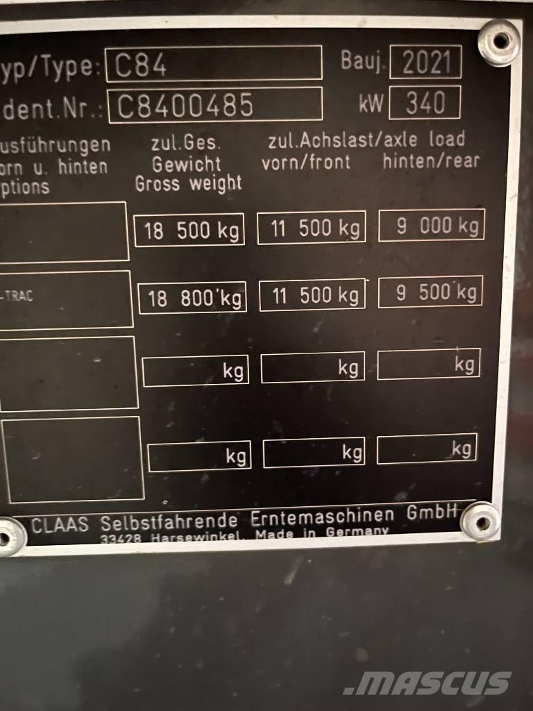 CLAAS Lexion 6800 Leikkuupuimurit