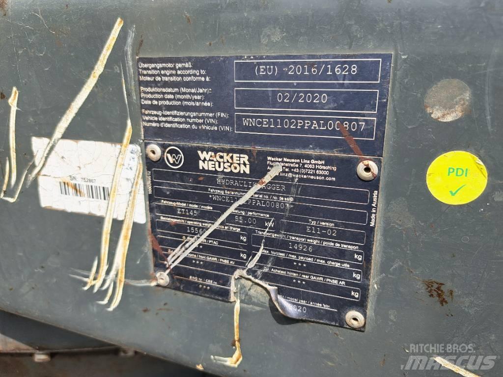 Wacker Neuson ET145 Telakaivukoneet