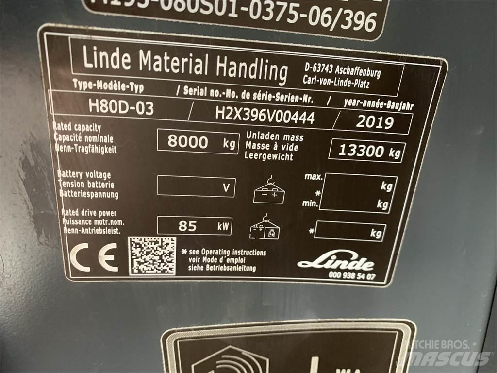 Linde H80D Dieseltrukit