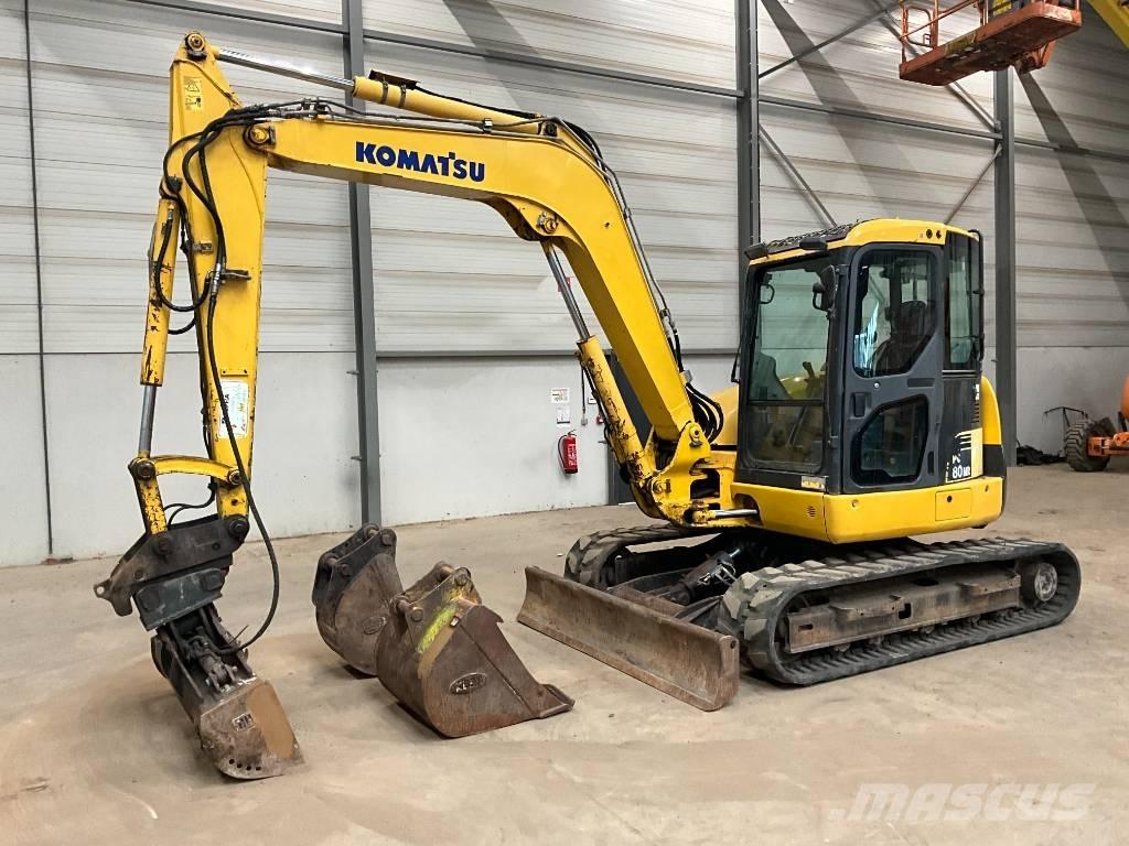 Komatsu PC 80 MR-3 Midikaivukoneet 7t - 12t