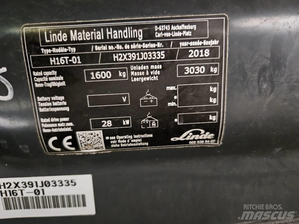 Linde H16T Nestekaasutrukit