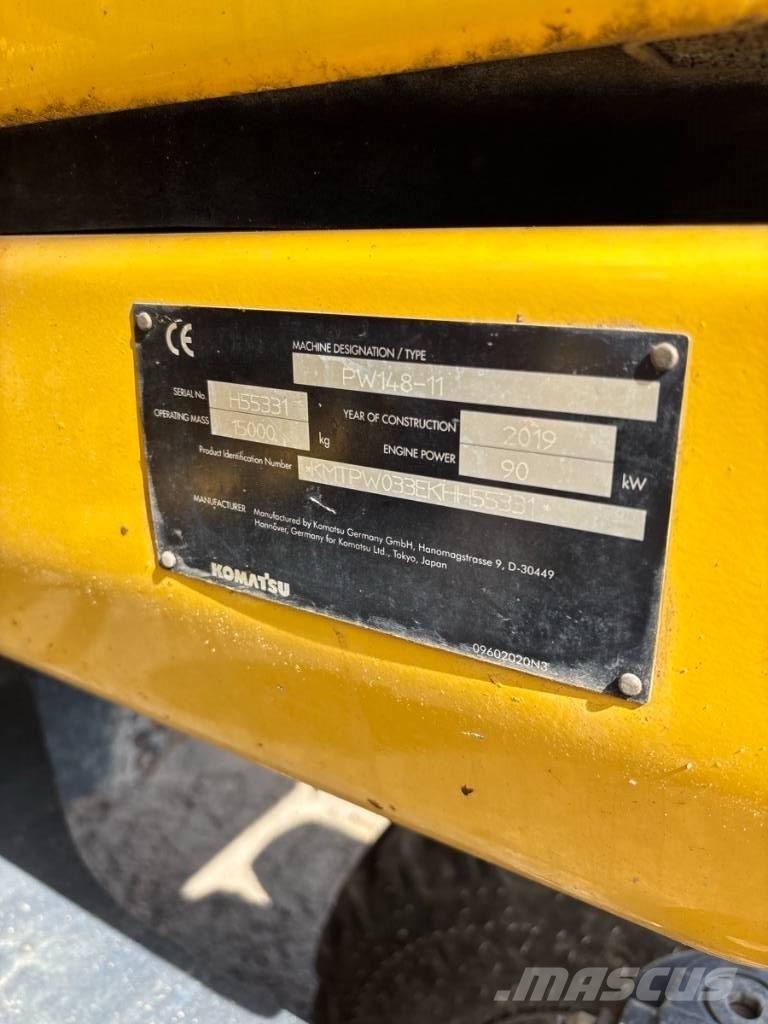 Komatsu PW 148-11 Pyöräkaivukoneet