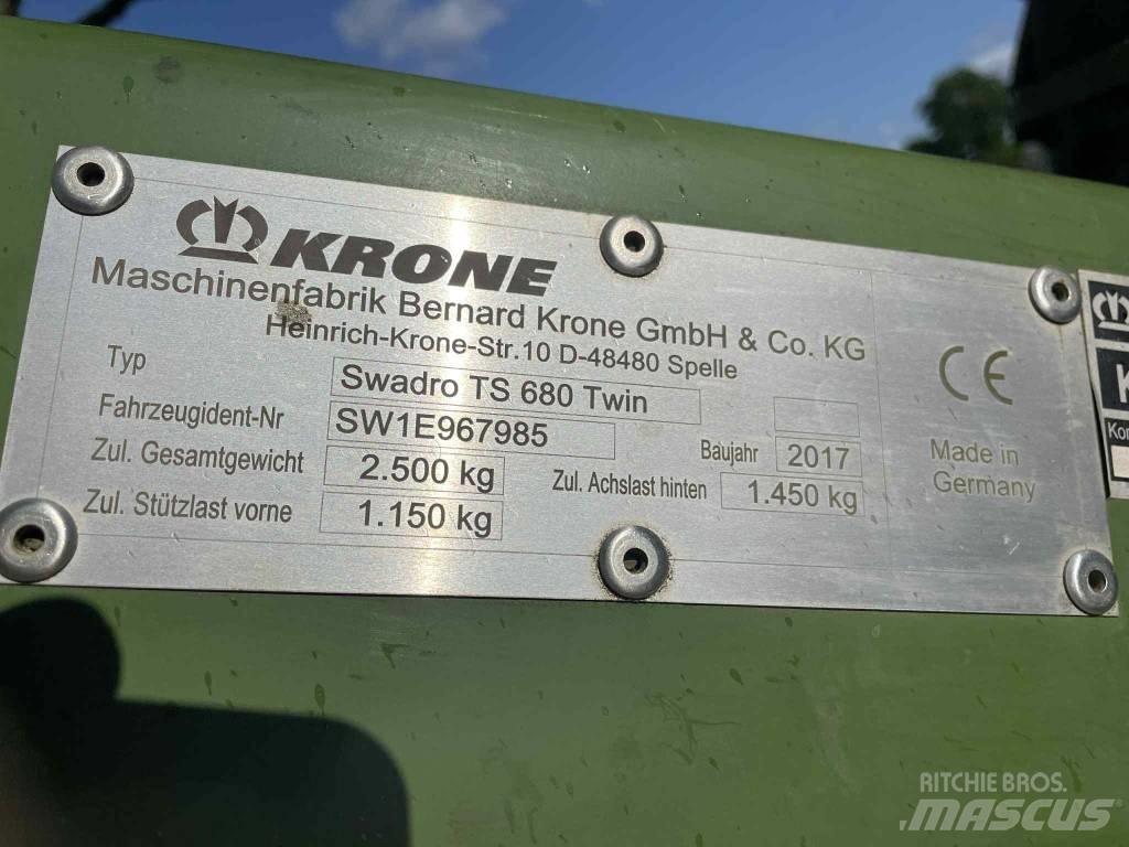 Krone Swadro TS 680 Karhottimet