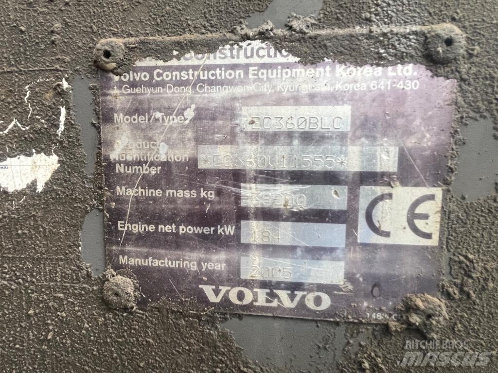 Volvo Ec360blc Telakaivukoneet