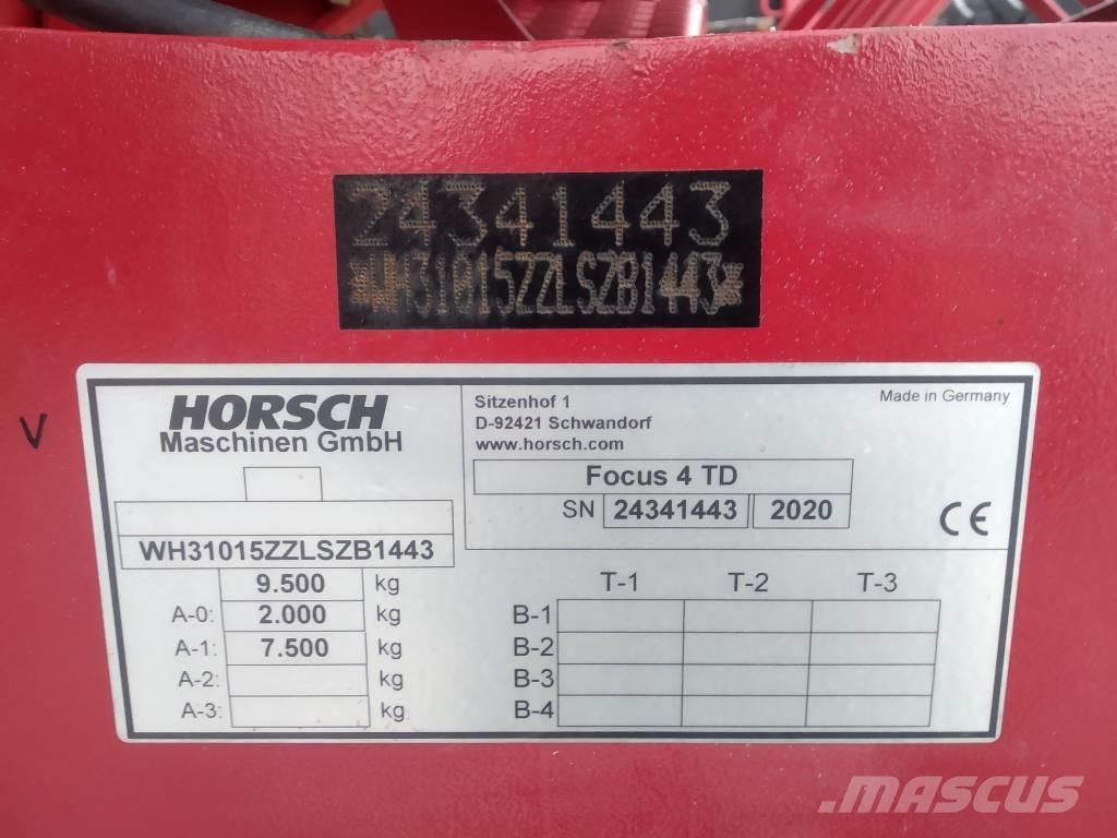 Horsch Focus 4 TD Kylvökoneet
